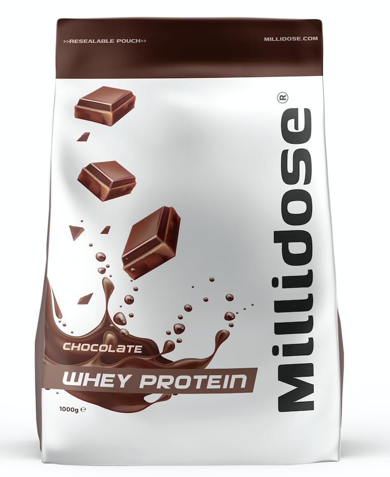 Millidose Chocolate Whey Protein Powder - 1kg of High-Protein Blend with 36g per Serving Generic buy supplements canada