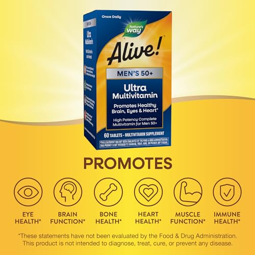 Nature's Way Alive! Men’s 50+ Daily Ultra Potency Complete Multivitamin Nature's Way buy supplements canada