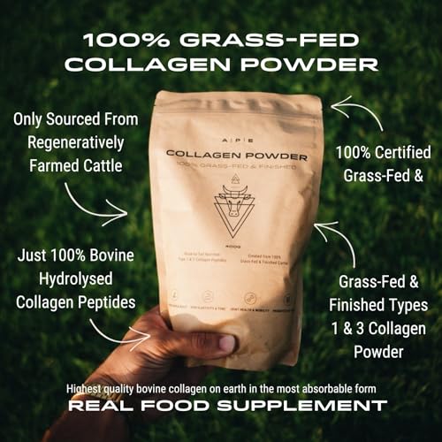 APE Nutrition Collagen Powder Peptides - Type 1 & 3 Bovine Collagen Protein, 100% Grass-Fed & Finished, Ancestral Supplement UK A | P | E buy supplements canada