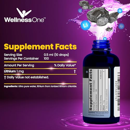 WellnessOne Liquid Lithium Supplements - Ionic Lithium Supplement Liquid WellnessOne buy supplements canada