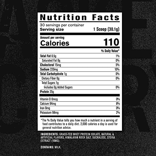 Jacked Factory Authentic ISO Grass Fed Whey Protein Isolate Powder - Low Carb Jacked Factory buy supplements canada