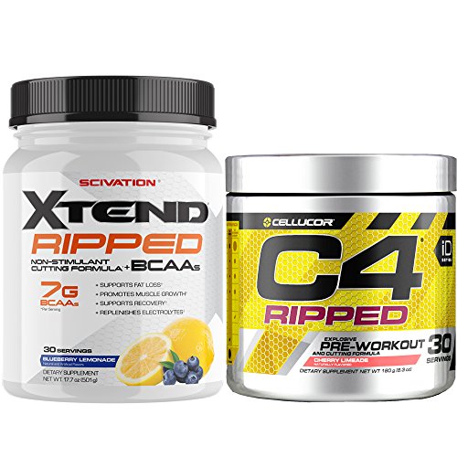 Cellucor C4 Ripped Pre Workout Powder + Fat Burner, Cherry Limeade, 30 Servings Cellucor buy supplements canada