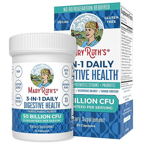 Mary Ruth's 3 in 1 Digestive Health Probiotic, 30 CT MaryRuth Organics buy supplements canada