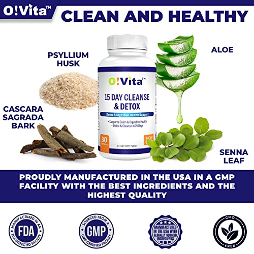 O!VITA 15-Day Cleanse and Detox Supports Digestive and Colon Health, Special Formula O!VITA buy supplements canada