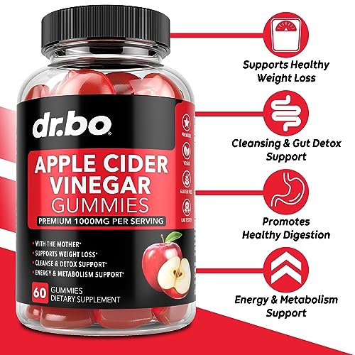ACV Apple Cider Vinegar Gummies - Natural Support for Advanced Weight DR. BO buy supplements canada