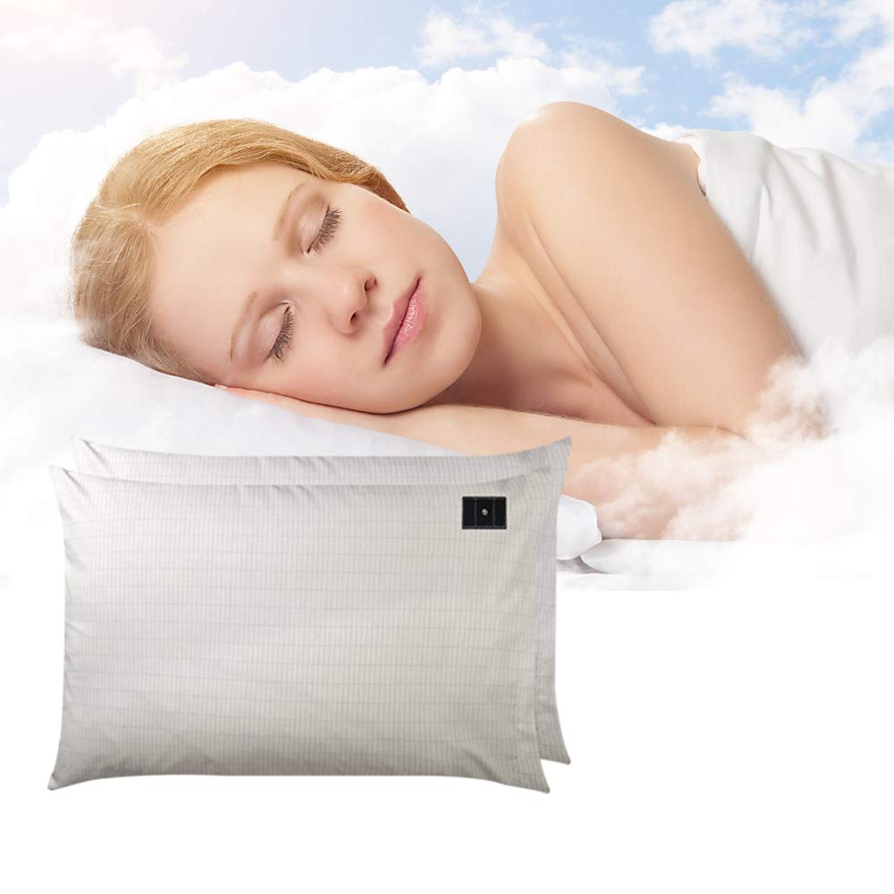 ibowee Grounding Piowcase 2 Pack, Conductive Pillowcase with US Cord for Natural Wellness ibowee buy supplements canada