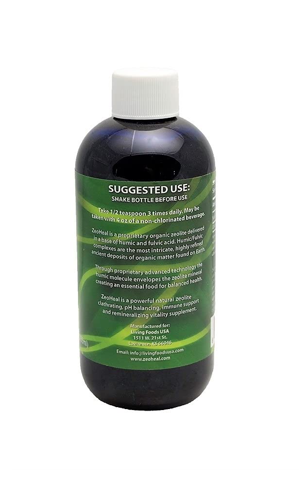 Living Foods USA ZeoHeal - Humic and Fulvic Acid Mineral Supplement 8 Fluid Ounce (2-Pack) Living Foods USA buy supplements canada