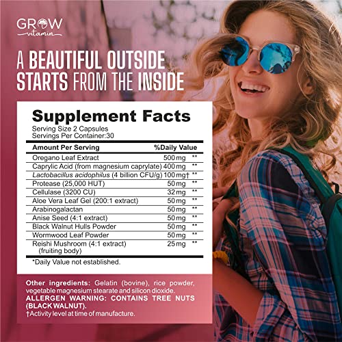 Feminine Balance Complex | Candida Support | Oregano & Caprylic Acid Blend grow vitamin buy supplements canada