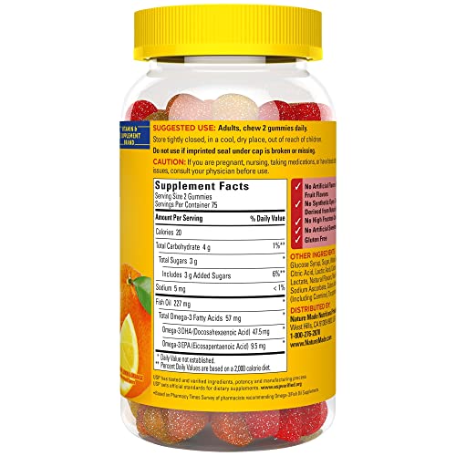 Nature Made Fish Oil Gummies, Omega 3 Fish Oil Supplements, Healthy Heart Support Nature Made buy supplements canada