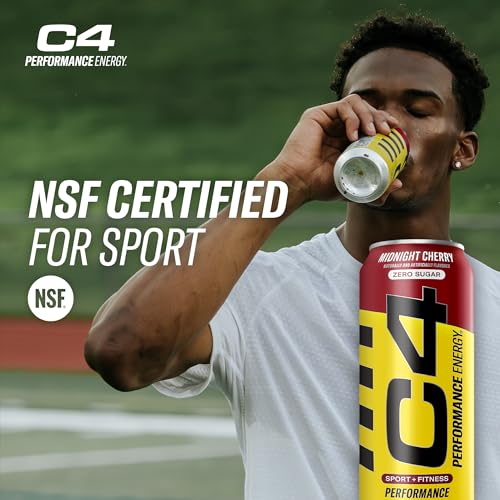 C4 Energy Carbonated Zero Sugar Energy Drink, Pre Workout Drink + Beta Alanine, Midnight Cellucor buy supplements canada
