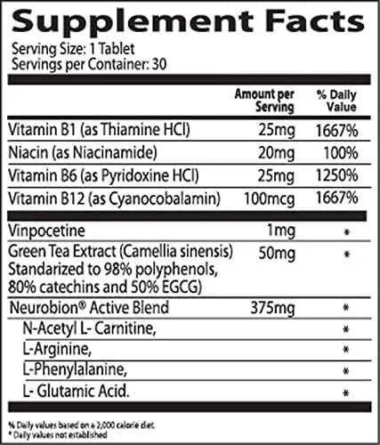 Neurobion Active 30 Tablets Multivitamin L-Glutamic Acid Dietary Supplements, 1 Count (Pack of 1) Neurobion buy supplements canada