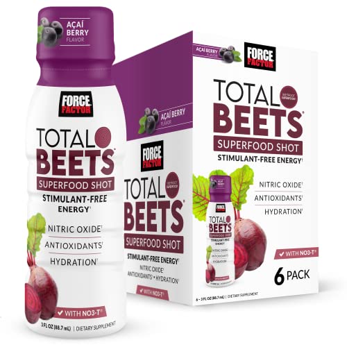 Force Factor Total Beets Superfood Shots for Healthy All-Day Stamina, Energy Drink Alternative Force Factor buy supplements canada