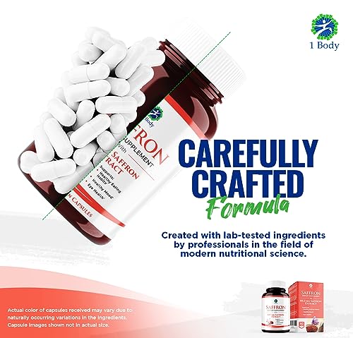 1 Body Saffron Extract 8825 – Antioxidant & Mood Support Saffron Supplement 1 Body buy supplements canada