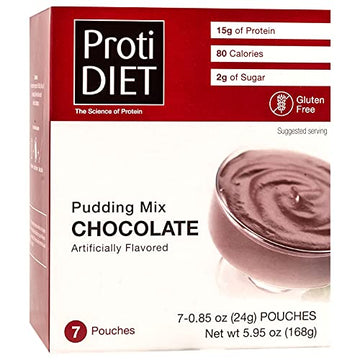 Protidiet Chocolate Flavor High Protein Instant Pudding Mix (7-5.9 oz Pouches) (Chocolate) ProtiDIET buy supplements canada
