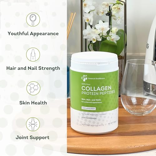 100% Pure Collagen Powder Protein Peptides - General Healthcare 300g Supplement General Healthcare buy supplements canada