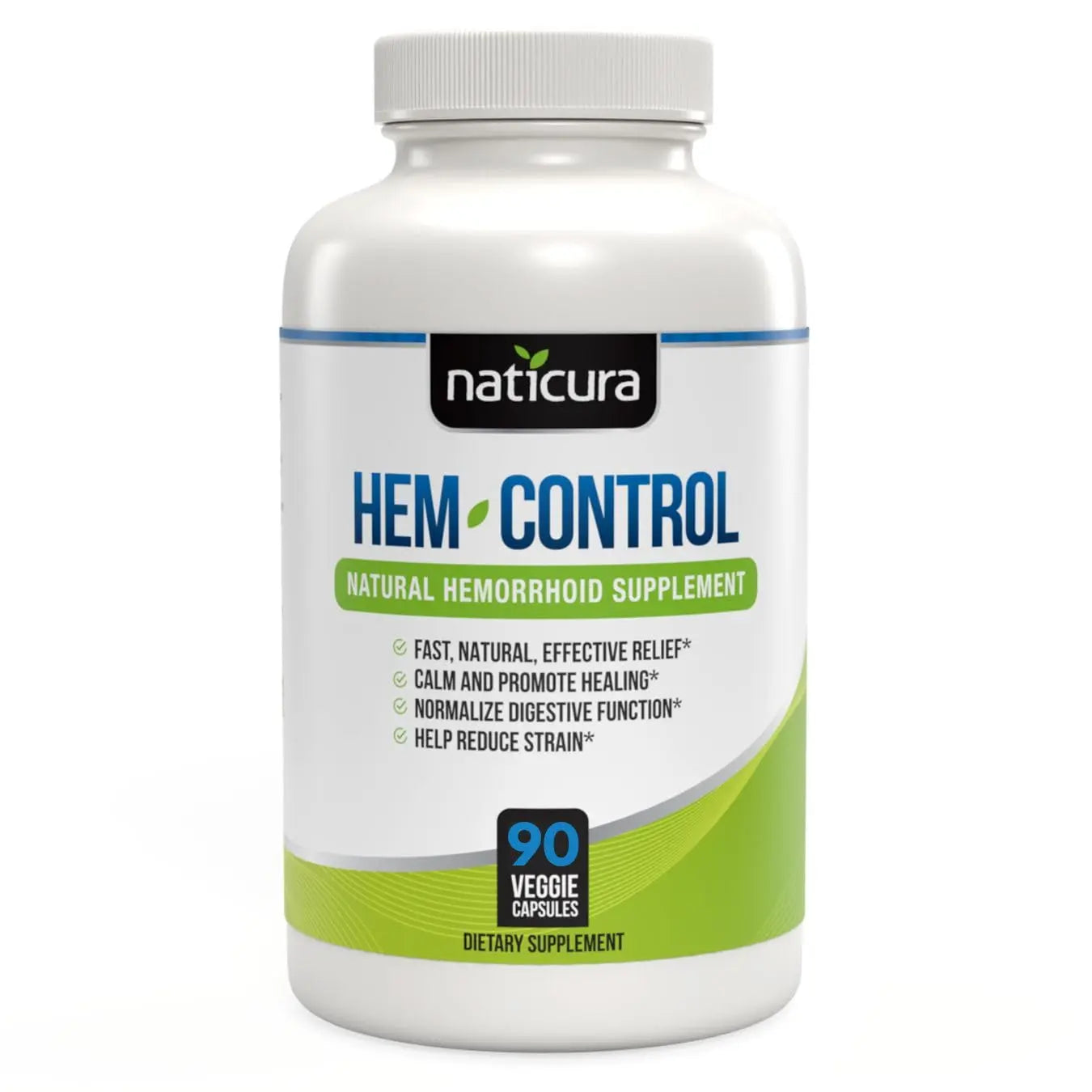 Naticura Hem-Control - Fast Effective Hemorrhoid Treatment Supplement - Powerful Formula to Promote Symptom Relief, Shrinking of Hemorrhoids, Ease Discomfort - 90 Vegan Capsules - Made in USA Naticura buy supplements canada
