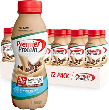 Premier Protein Shake, Café Latte Liquid, 30g Protein, 1g Sugar, 24 Vitamins & Minerals Premier Protein buy supplements canada