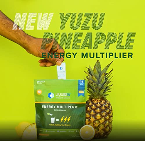 Liquid I.V. Energy Multiplier Yuzu Pineapple, 24 Individual Serving Stick Packs Liquid I.V. buy supplements canada