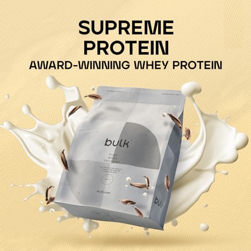 Bulk Pure Whey Protein Powder Shake, Vanilla, 500 g, Packaging May Vary Bulk buy supplements canada
