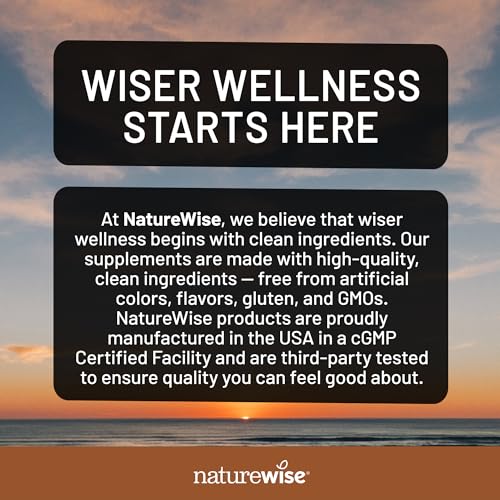 NatureWise Ashwagandha for Stress - With KSM-66 Extract, GABA, L-Theanine, Rhodiola Rosea - Herbal Mood & Sleep Support - Vegan, Non-GMO, Gluten-Free - 60 Capsules[1-Month Supply] NatureWise buy supplements canada