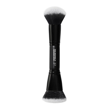 e.l.f. Liquid Bronzer & Contour Duo Brush, Silky Highly Pigmented Formula with Dual-ended Makeup Brush, Synthetic Bristles, 100% Vegan and Cruelty-Free e.l.f. buy supplements canada