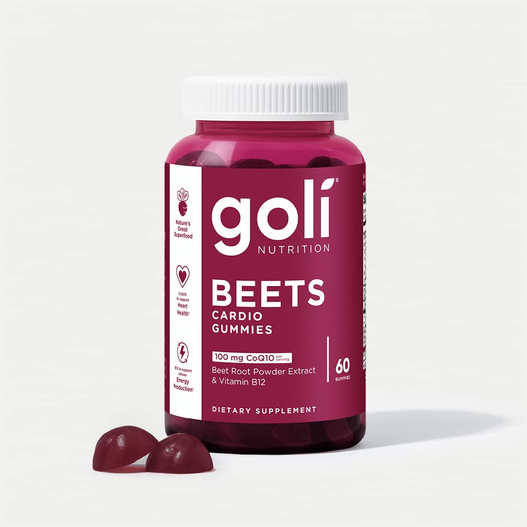 Goli Nutritional Supplement, Beets Cardio Gummy - 60 Count - CoQ10 & Beet Root Extract Goli buy supplements canada