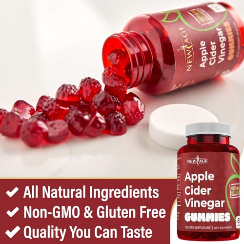 NEW AGE Apple Cider Vinegar Gummies 2-Pack - 120 Count - Immunity & Detox NEW AGE buy supplements canada