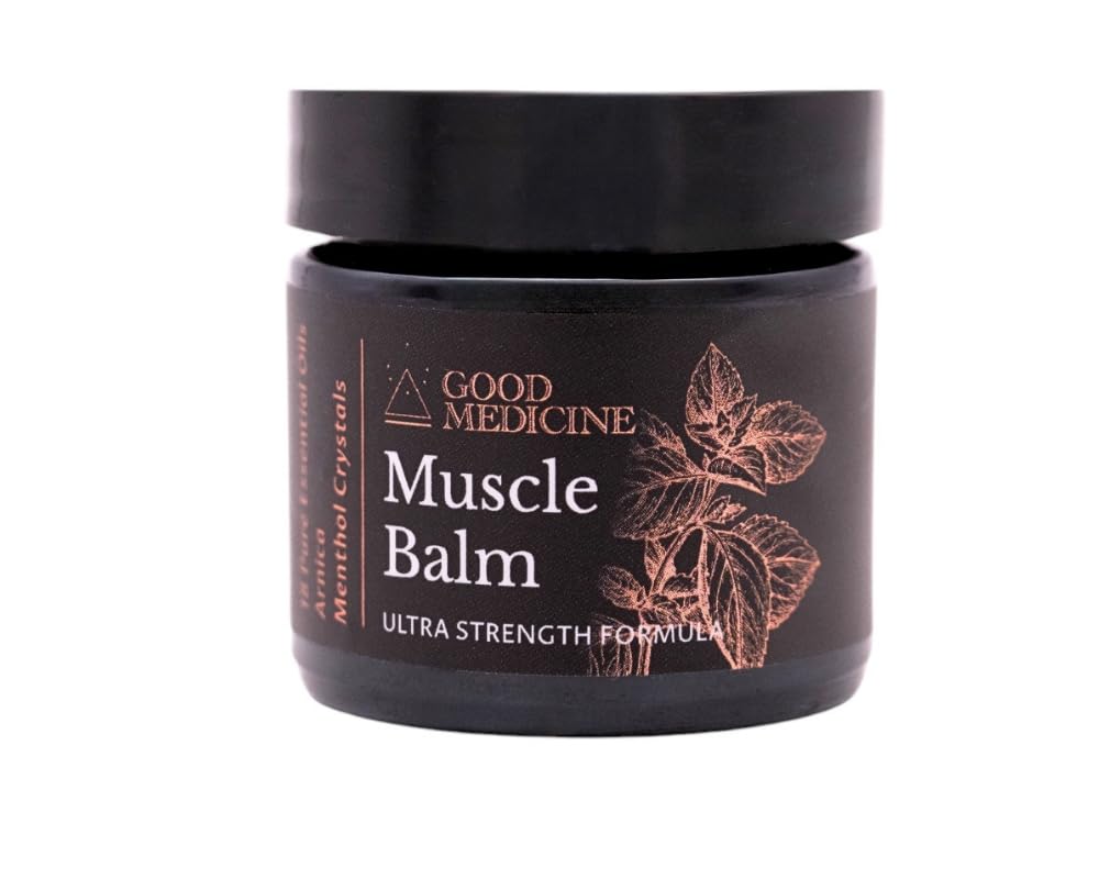 Muscle Balm - Relieves Sore Muscles and Joints, Ease and Soothe Discomfort Due to Muscle and Joint Soreness and Aches. Ultra Relief Formula (1 Ounce) GOOD MEDICINE INTUITIVE SKINCARE buy supplements canada