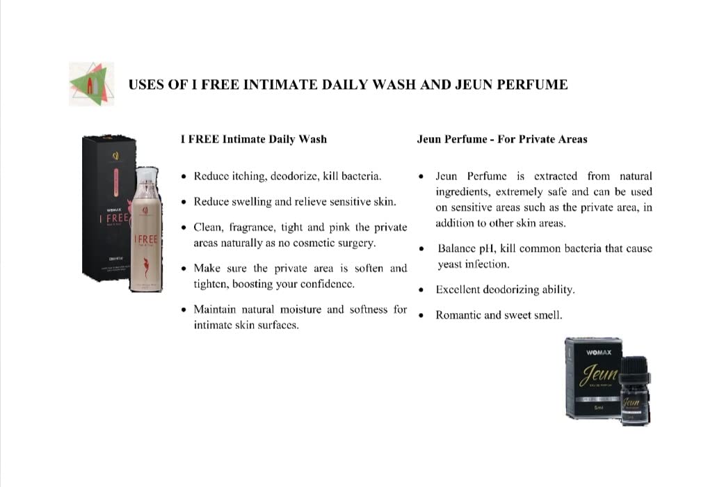 MATXI S.G Combo IFree -Daily Intimate Wash- Feminine Care Wash 120ml & Inner Perfume Jeun 5ml MATXI S.G buy supplements canada