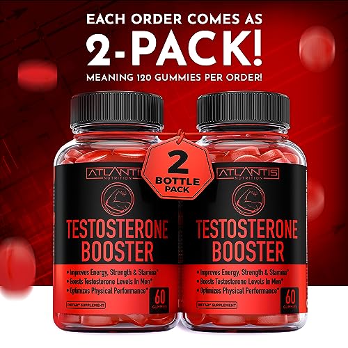 Testosterone Booster For Men Gummies - Enhances Strength & Stamina - Optimizes Physical Atlantis Nutrition buy supplements canada