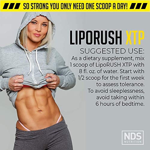 LIPORUSH NDS Nutrition XTP Thermogenic Fat Burner with L-Carnitine - Energy, Focus LIPORUSH buy supplements canada