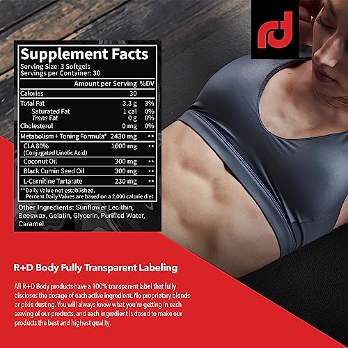 R+D Body Super Tone - Extreme CLA Supplement for Muscle Preservation, Enhanced Body R+D Body buy supplements canada