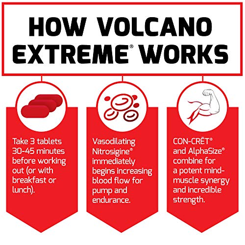 Force Factor Volcano Extreme Pre Workout Nitric Oxide Booster Supplement for Men Force Factor buy supplements canada