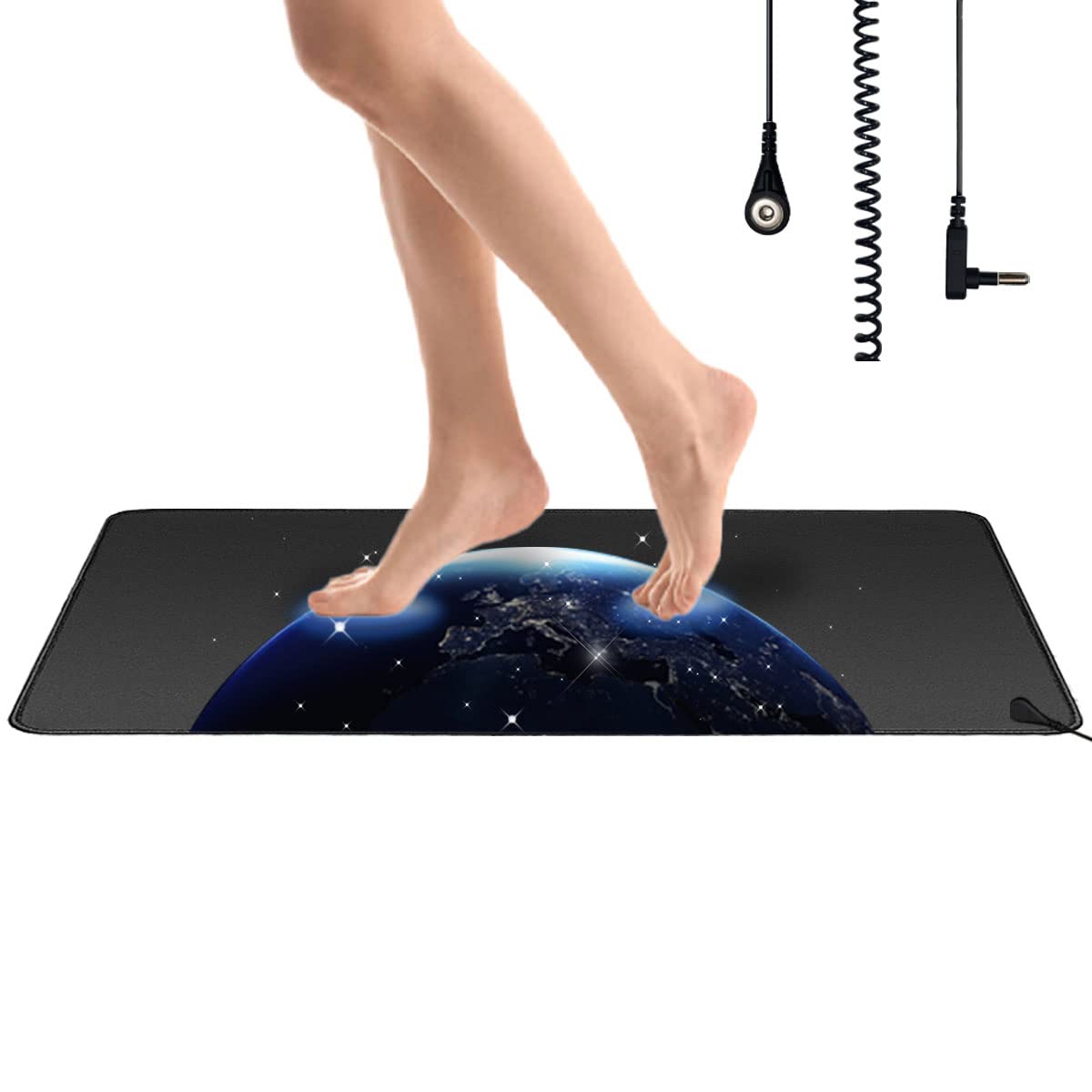 WAUZOBLE Grounding Mat, Grounding Bed Foot Mat with 1 Grounding Cord Indoor Mat Improving WAUZOBLE buy supplements canada