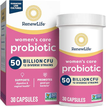 Renew Life Women's Probiotic Capsules, 50 Billion CFU Guaranteed, Supports Vaginal, Urinary Renew Life buy supplements canada