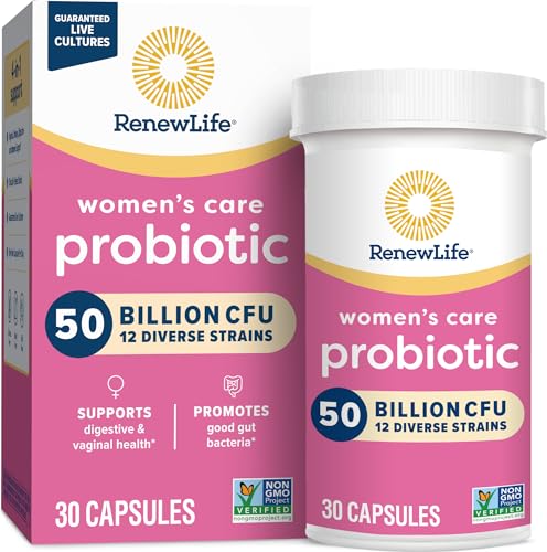 Renew Life Women's Probiotic Capsules, 50 Billion CFU Guaranteed, Supports Vaginal, Urinary Renew Life buy supplements canada