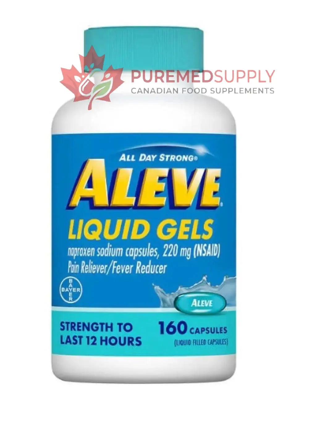 Aleve Liquid Gels Naproxen Sodium Capsules, 220 mg (NSAID) Pain Reliever/Fever Reducer Aleve buy supplements canada