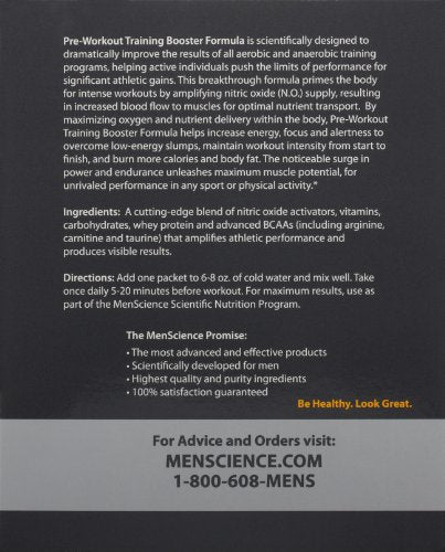MenScience Androceuticals Pre-Workout Training Booster Formula, 0.4 oz MenScience buy supplements canada