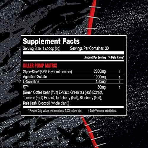 Noxious Extreme Nitric Oxide Booster Pump Pre-Workout Powder | Endurance and Muscle KILLER LABZ buy supplements canada