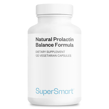 Supersmart - Natural Prolactin Balance Formula - with p5p Vitamin B6, Maca Root, Ashwagandha | Gluten Free - 120 Vegetarian Capsules Supersmart buy supplements canada
