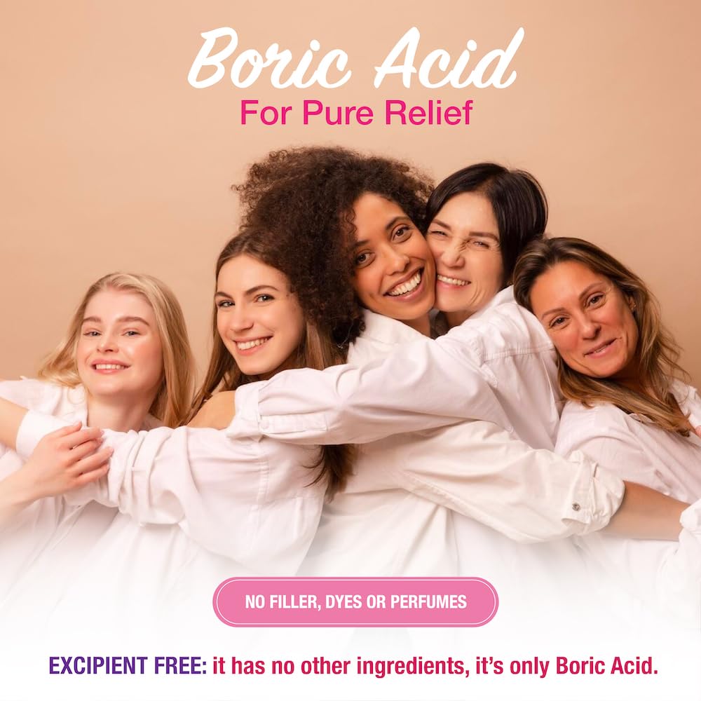 Puregen Labs Boric Acid 600 mg Vaginal Suppositories - 100% Pure | All Natural Without Dyes or Fillers P Puregen Labs buy supplements canada