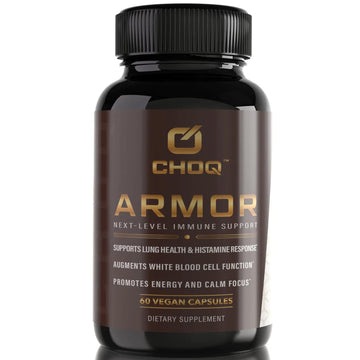 CHOQ Armor - Vegan Capsules - Professional-Grade Immune Defense - 20x Absorption Quercetin Phytosome - Andrographis - Astragalus - Supports Healthy Histamine Levels CHOQ buy supplements canada