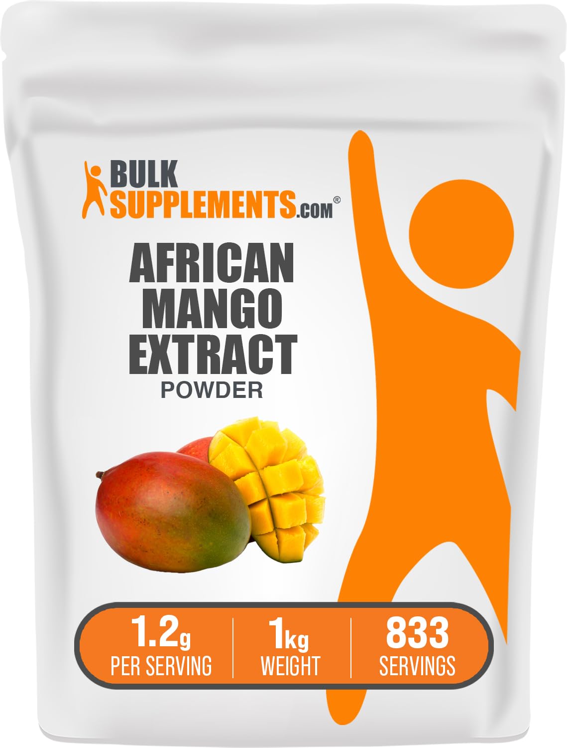 BulkSupplements.com African Mango Extract Powder - Irvingia Gabonensis, African Mango Powder - Gluten Free, 1.2g per Serving, 1kg (2.2 lbs) (Pack of 1) BulkSupplements buy supplements canada