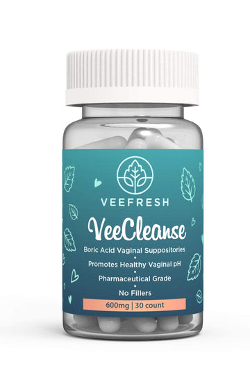 VeeFresh - VeeCleanse Boric Acid Vaginal Suppositories - Vaginal pH Balance Suppositories VeeFresh buy supplements canada