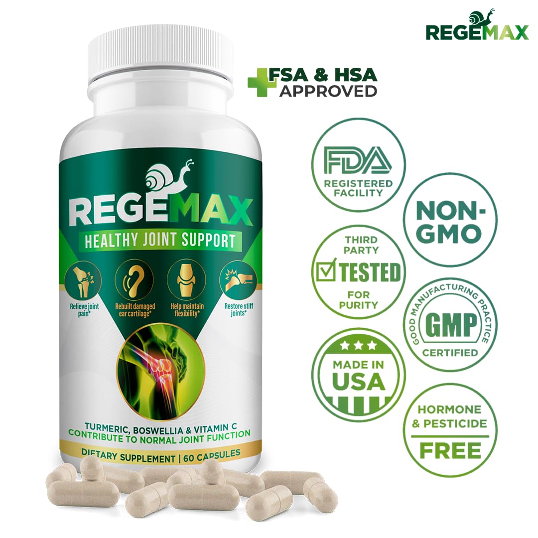 AURA VITAMINS REGEMAX regenerates and Helps Alleviate Joint discomfort Supplement, Snail Protein, Boswellia Serrata, and Turmeric – 60 Caps. (2) AURA VITAMINS buy supplements canada