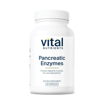 Vital Nutrients Pancreatic Enzymes 1000mg (Full Strength) - Pancreatin Digestion Supplement with Protease, Amylase & Lipase - Digestive Enzymes Vital Nutrients buy supplements canada