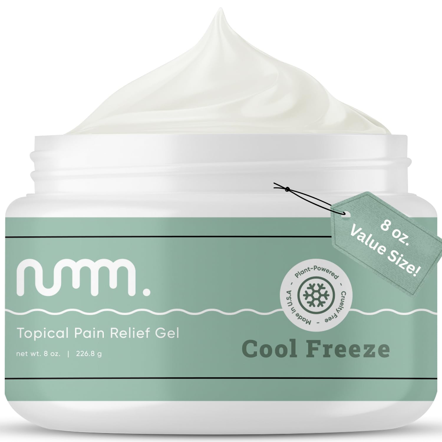 numm Cool Pain Relief Gel – Instant Cold Therapy for Joint & Muscle Pain, Strain & Soreness – Menthol Cream 8oz – Vegan, Alcohol-Free Cooling Relief for Post-Workout Recovery numm. buy supplements canada