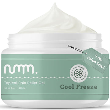 numm Cool Pain Relief Gel – Instant Cold Therapy for Joint & Muscle Pain, Strain & Soreness – Menthol Cream 8oz – Vegan, Alcohol-Free Cooling Relief for Post-Workout Recovery numm. buy supplements canada
