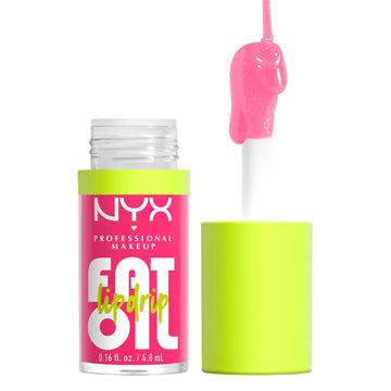 NYX PROFESSIONAL MAKEUP Fat Oil Lip Drip, Moisturizing Lip Oil Gloss, Vegan Tinted Formula, Up to 12 HR Hydration - Missed Call (Sheer Pink) NYX PROFESSIONAL MAKEUP buy supplements canada